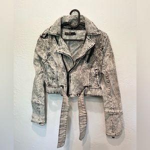 ZARA Acid Wash Denim Jacket